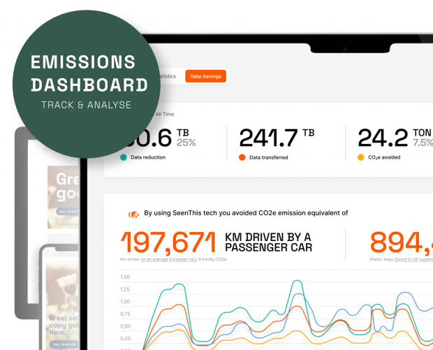 SeenThis launches Emissions Dashboard to enable advertisers to analyse data reduction and emission savings on campaigns