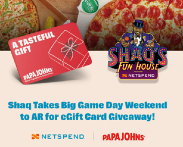 Shaq O'Neil partners with Netspend and Papa Johns for Super Bowl weekend pizza giveaway